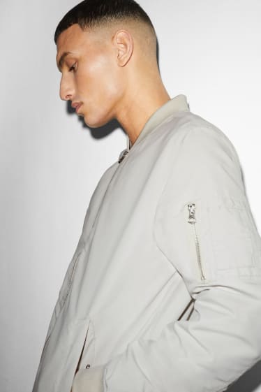 Heren - Blouson - lichtgrijs
