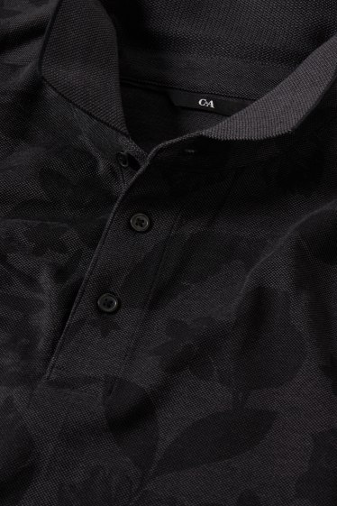 Men - Polo shirt - black