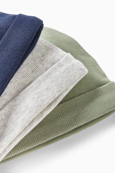Bébés garçons - Lot de 3 - bonnets pour bébé - vert