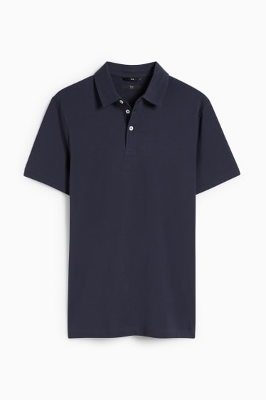 Uomo - Polo - Flex - blu scuro