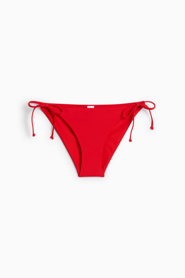 Women - Bikini bottoms - low rise - LYCRA® XTRA LIFE™ - red