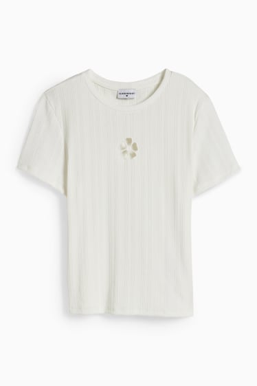 Femmes - CLOCKHOUSE - T-shirt - blanc