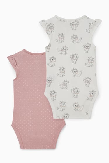 Babies - Multipack of 2 - Aristocats - baby bodysuit - white / rose