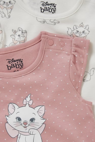 Baby Mädchen - Multipack 2er - Aristocats - Baby-Body - weiß / rosa