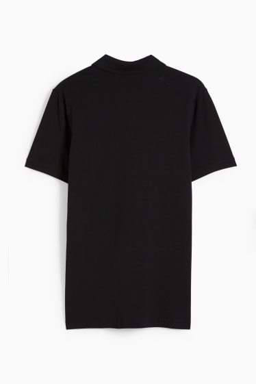 Heren - Poloshirt - Flex - zwart