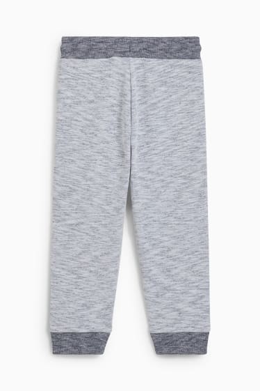 Enfants - Pantalon de jogging - gris clair chiné