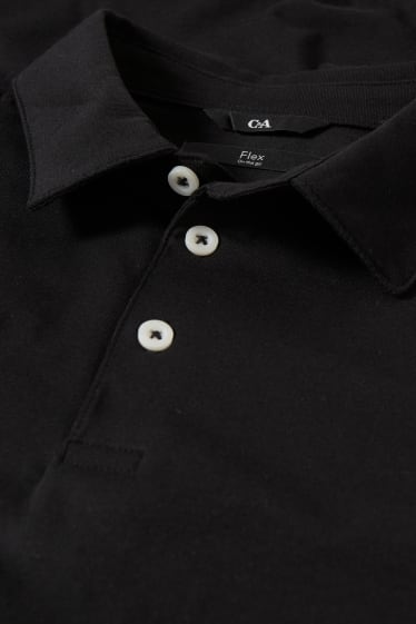 Men - Polo shirt - Flex - black