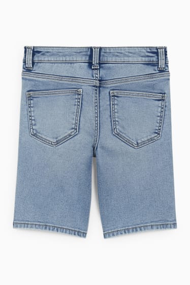 Kinder - Jeans-Bermudas - helljeansblau