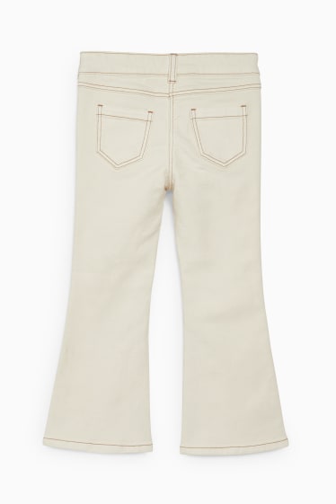 Enfants filles - Flared jean - blanc crème