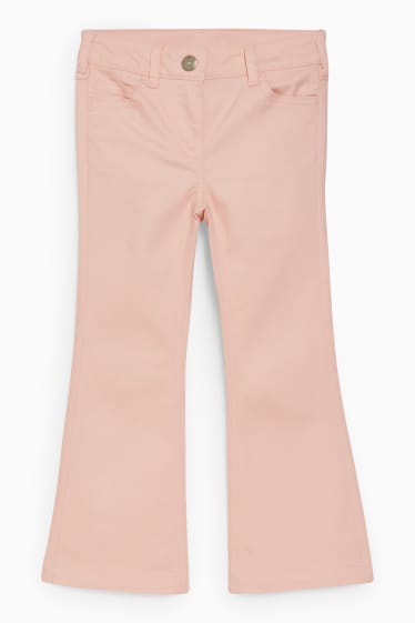Children Girls - Trousers - flared - LYCRA® - rose