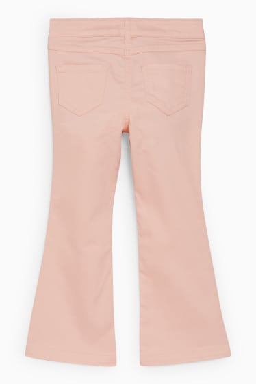 Dětské - Kalhoty - flared - LYCRA® - růžová
