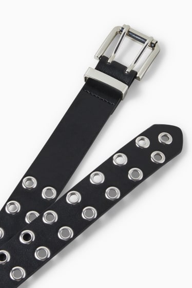 Teens & young adults - CLOCKHOUSE - belt - faux leather - black