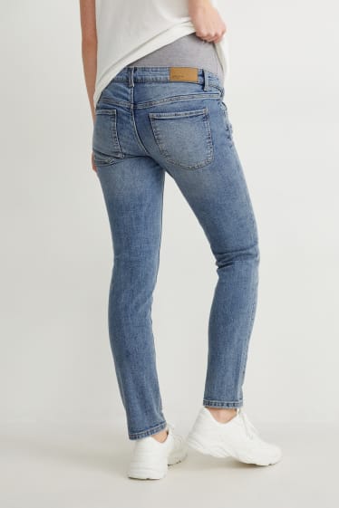 Damen - Umstandsjeans - Slim Jeans - jeans-hellblau