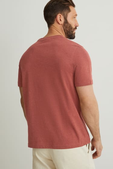 Men - T-shirt - dark brown