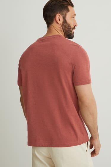 Hommes - T-shirt - marron foncé