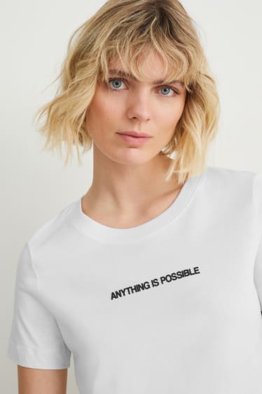 Femei - Tricou - alb-crem