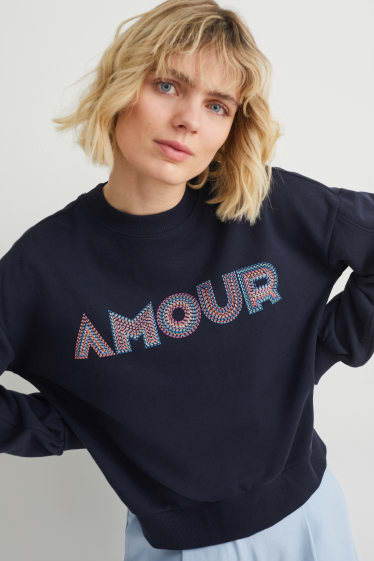 Femmes - Sweat - bleu foncé