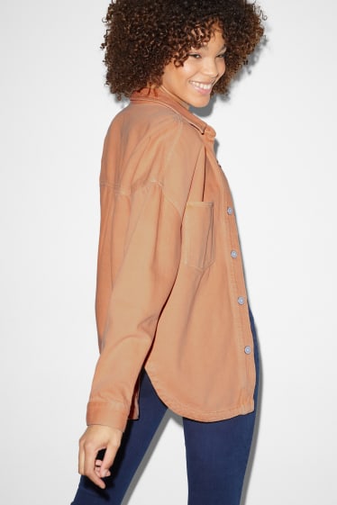Femmes - CLOCKHOUSE - veste-chemise - orange