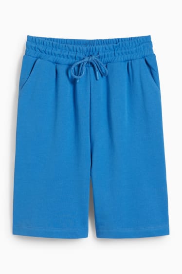Donna - CLOCKHOUSE - shorts in felpa - blu