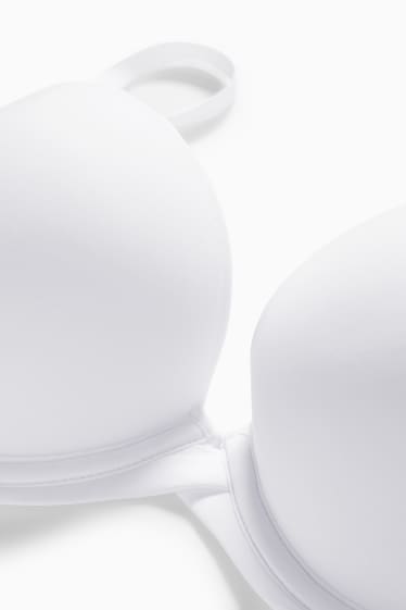Dona - Sostenidors amb cèrcol - PLUNGE - push-up - LYCRA® - blanc