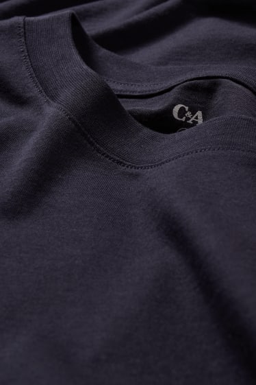Femei - Rochie-tricou - albastru închis
