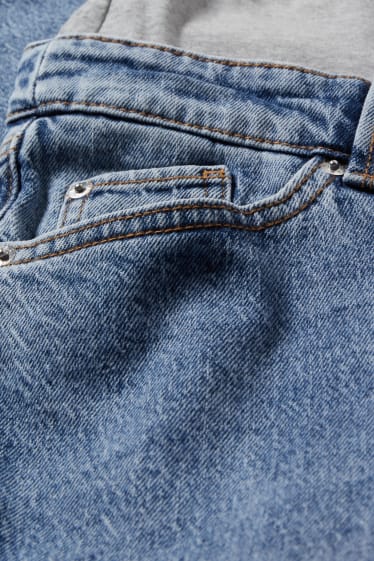 Kobiety - Dżinsy ciążowe - tapered jeans - dżins-jasnoniebieski