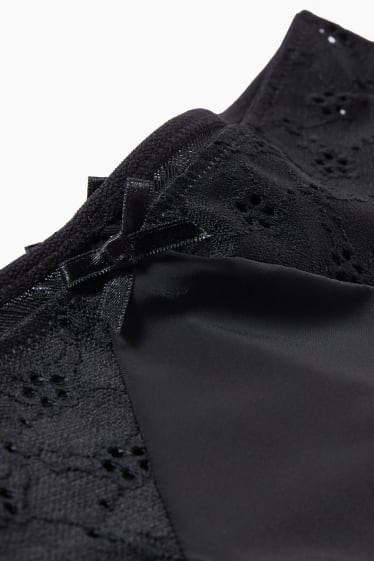 Donna - Slip - LYCRA® - nero