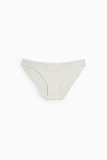 Femmes - Culotte - blanc crème