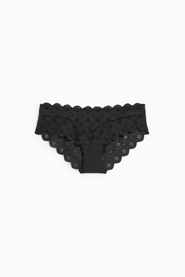 Women - Hipster briefs - LYCRA® - black