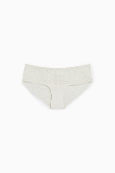 Femmes - Shorty - blanc crème