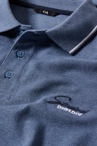 Heren - Poloshirt - blauw