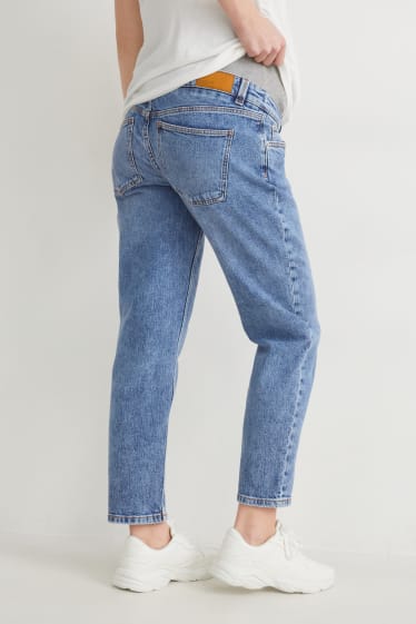 Kobiety - Dżinsy ciążowe - tapered jeans - dżins-jasnoniebieski