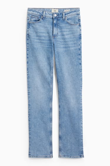 Donna - Straight jeans - vita alta - LYCRA® - jeans azzurro