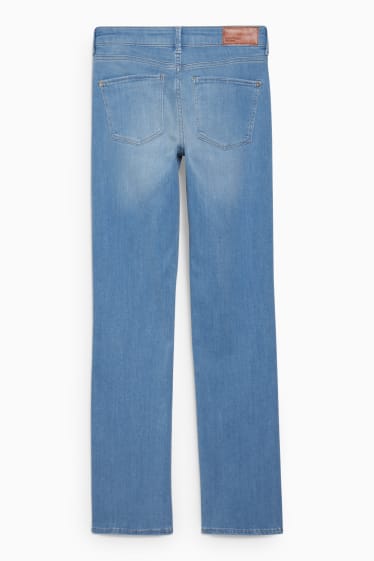 Dámské - Straight jeans - mid waist - džíny - světle modré