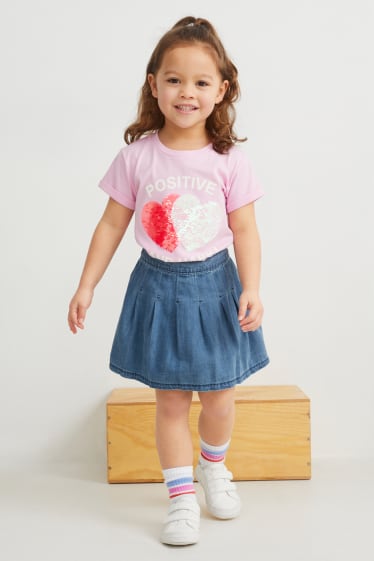 Copii - Fete - Fustă de blugi - denim-albastru deschis