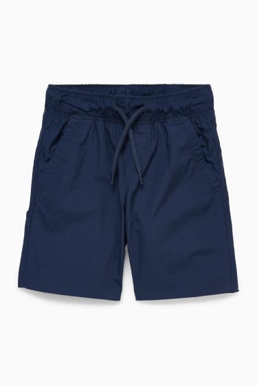 Enfants garçons - Ensemble - T-shirt et short - 2 pièces - bleu foncé