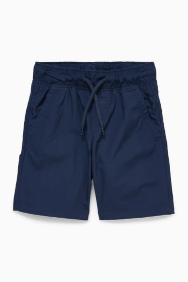 Kinderen - Set - T-shirt en shorts - 2-delig - donkerblauw