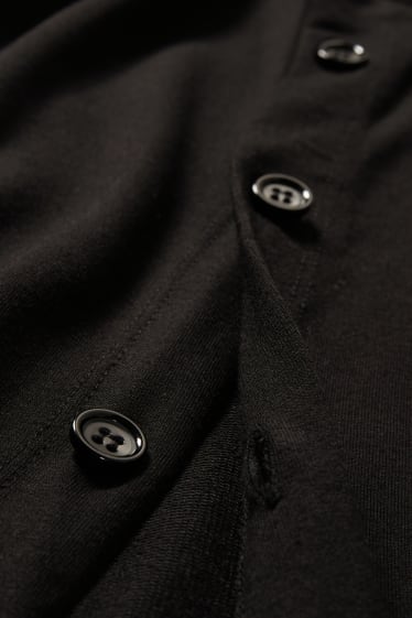Damen - Still-Langarmshirt - schwarz