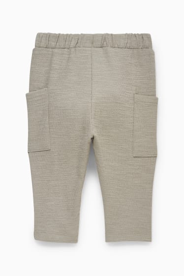 Miminka - Teplákové kalhoty pro miminka - šedá
