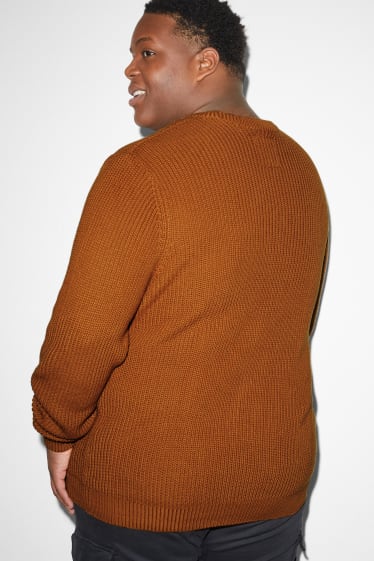 Hommes - Pull - havane