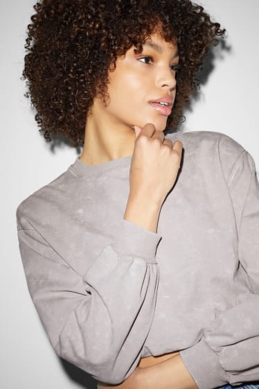Dona - Dessuadora crop - beix clar