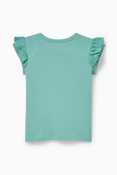 Kinder Mädchen - Kurzarmshirt - grün