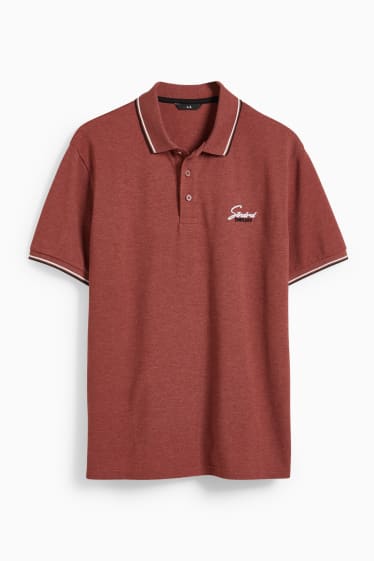 Bărbați - Tricou polo - maro