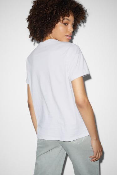 Femei - CLOCKHOUSE - tricou - Rolling Stones - alb