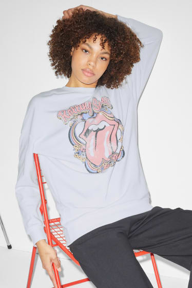 Teens & young adults - CLOCKHOUSE - sweatshirt - Rolling Stones - white