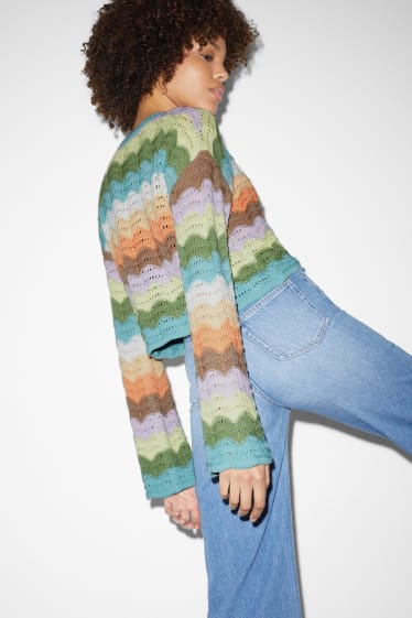 Mujer - CLOCKHOUSE - jersey crop - de rayas - multicolor