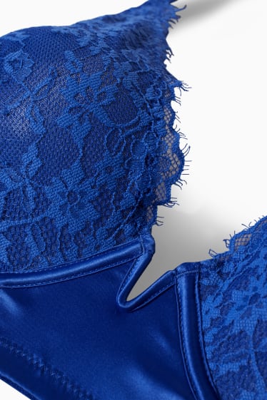 Donna - Reggiseno con ferretti - blu