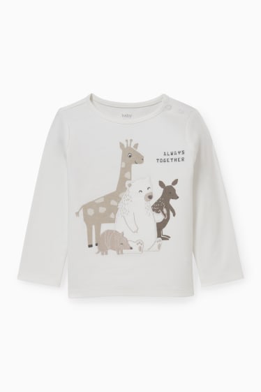 Unisex - Pijama per a nadó - 2 peces - blanc