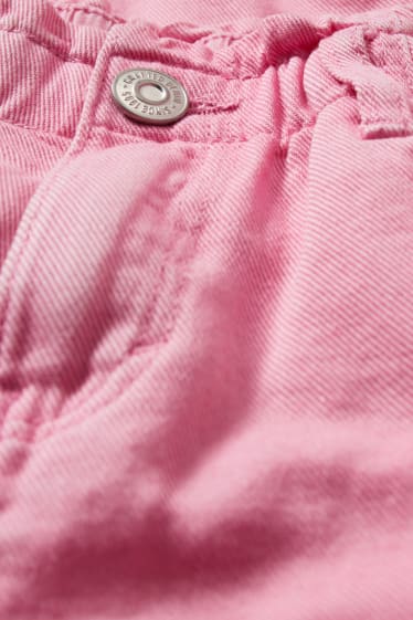 Dětské - Džínové šortky - růžová