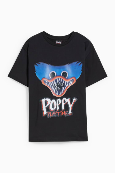 Enfants garçons - Poppy Playtime - haut à manches courtes - noir